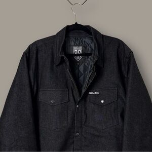 Black Men's Biker Jacket